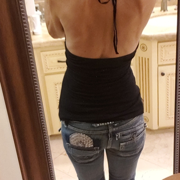 Taverniti So Jeans distressed flared leg, Sz 25 - Picture 6 of 16